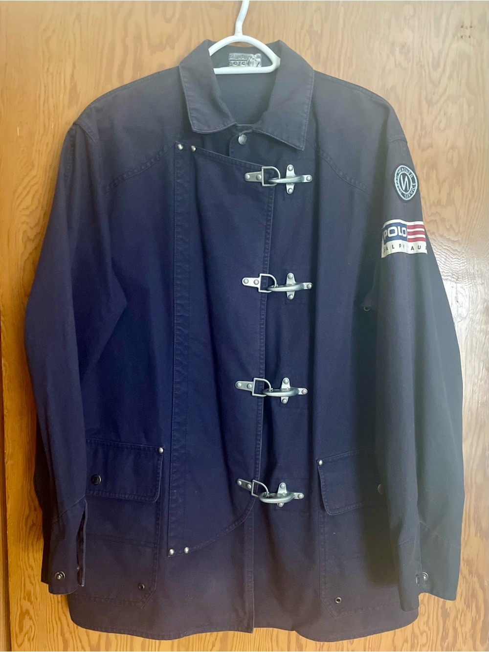 Polo by Ralph Lauren Navy Military Toggle Field Jacket